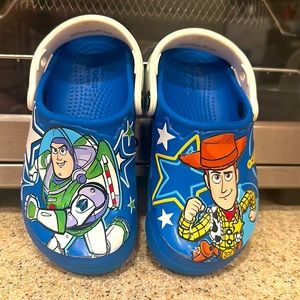 Boys crocs size 10 Toy Story